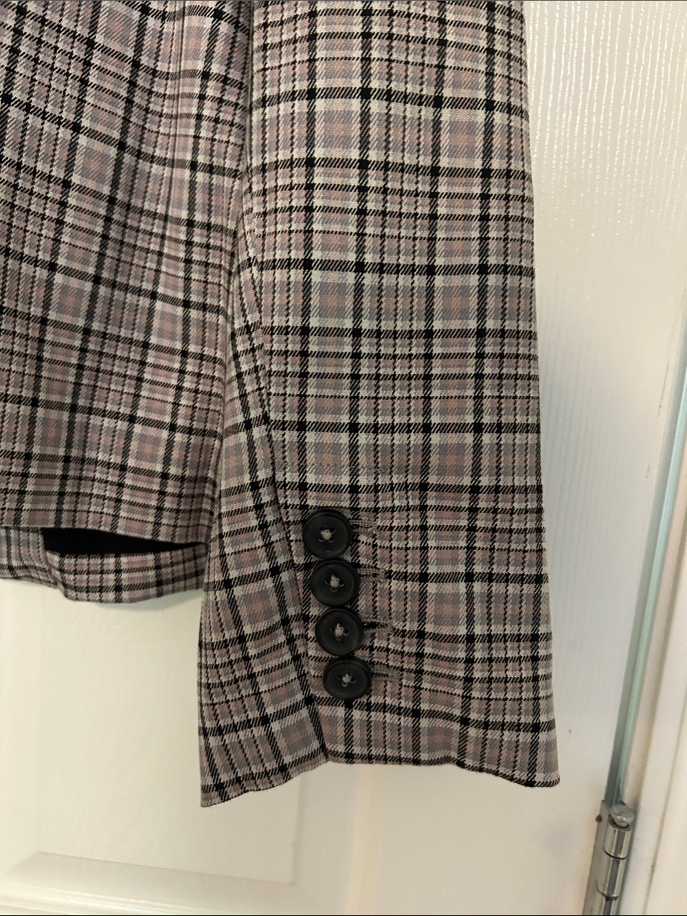 We the Free Cali Plaid Blazer in Dust Combo - Picture 8 of 9
